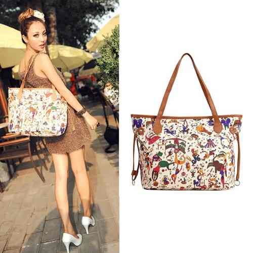 Bolsa Feminina Colorida Estilo Africana