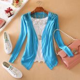 Cardigan cor Azul