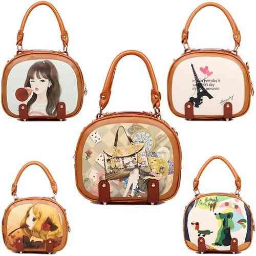 Bolsa Feminina De Mão Cartoon